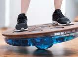 Balance board with water
